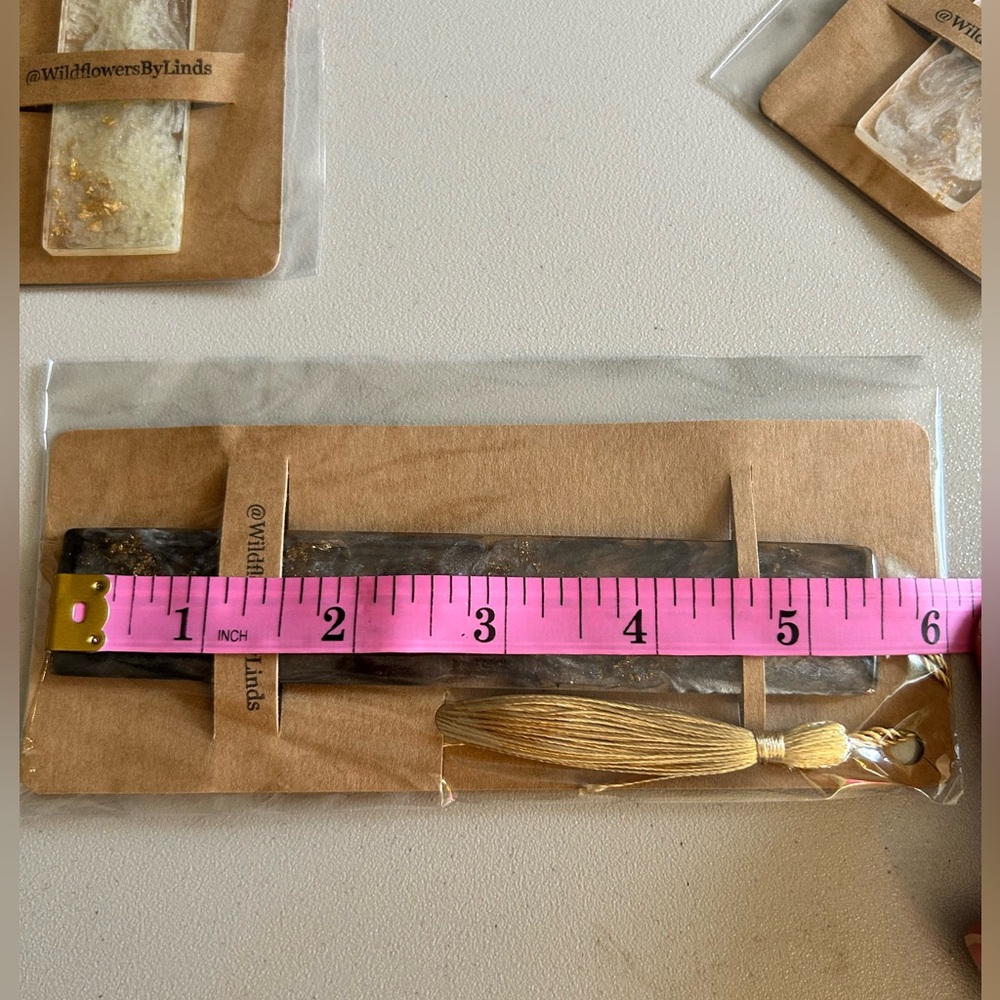 Handcrafted Resin Bookmark Set - Picture 9 of 9